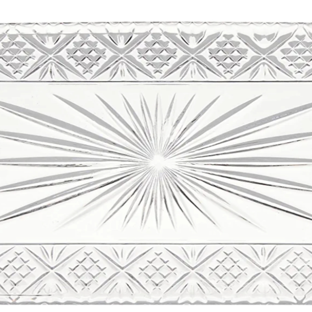 High quality Shannon Crystal Tray by Godinger - Picture 2 of 4